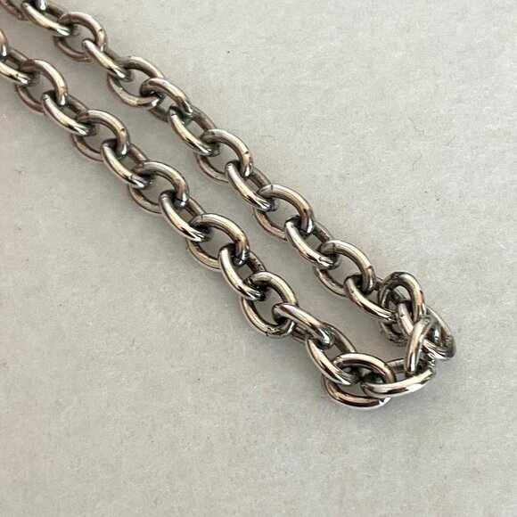 Solid Sterling Silver 925 5.8MM Oval Cable Chain Charm Bracelet 7.75" - Picture 7 of 16